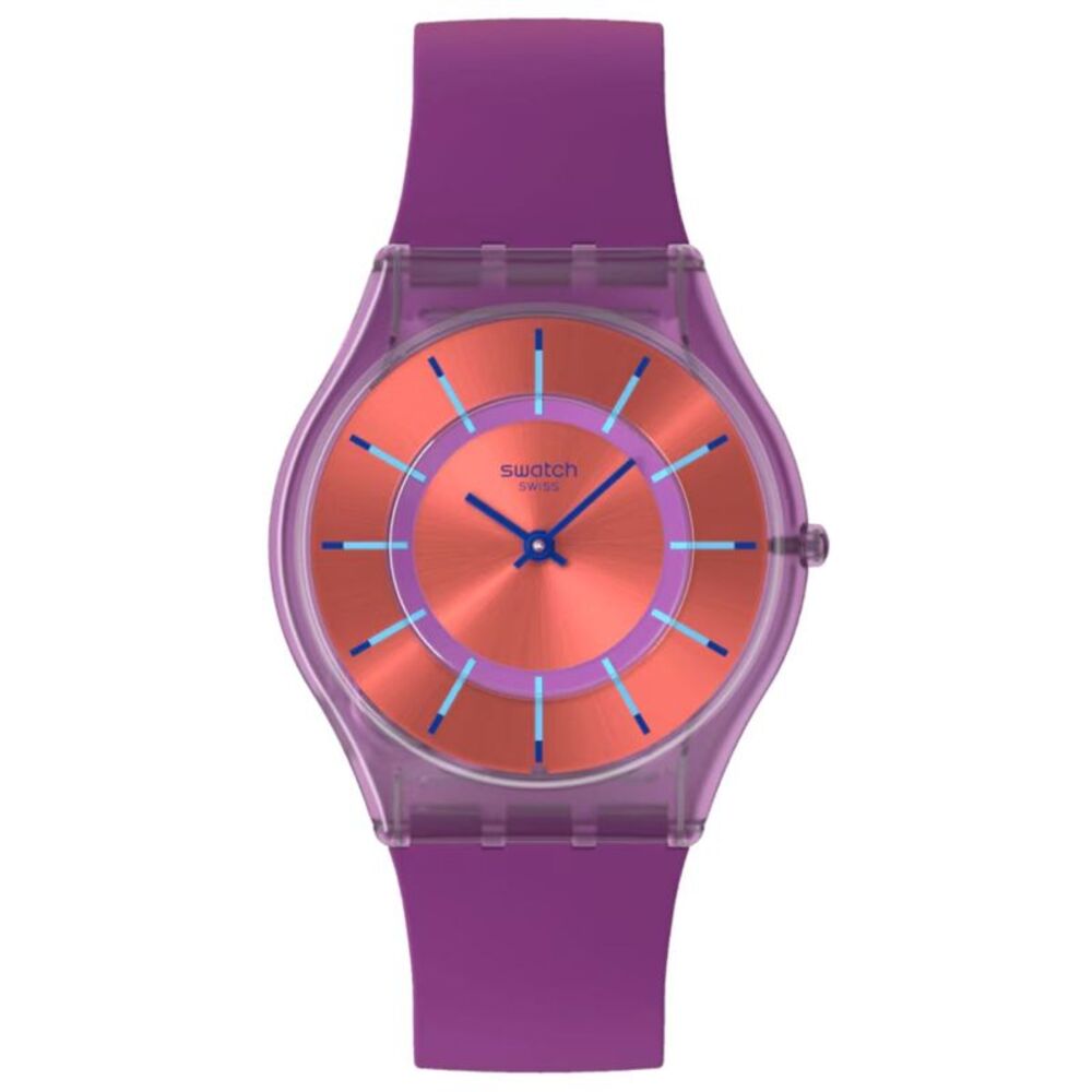 Swatch Men's Essentials Pink Dial Watch - SS08V108